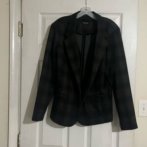 Liverpool Gray Glen Plaid Blazer